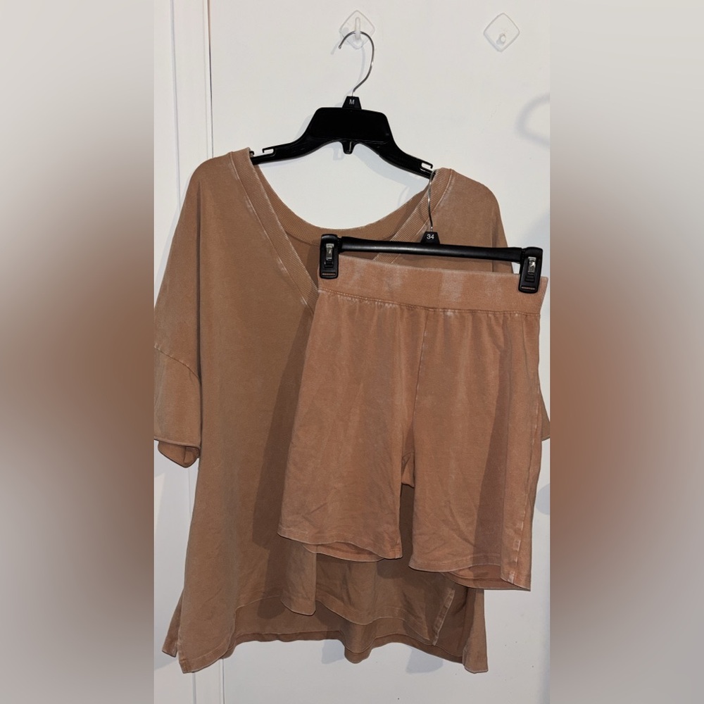 Women's Tan Athletic Shorts